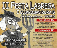 Do 16 ao 18 de setembro terán lugar en Landrove (Viveiro) as I Olimpíadas Rurais e a II Festa Labrega. 