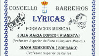 O centro sociocultural Manuel Díaz Sampedro, de Barreiros, será escenario o 27 de novembro do concerto "Lyricas en Galicia". 