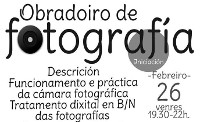 Nordés Faladora organiza un obradoiro de iniciación á fotografía na Casa da Cultura do Vicedo os días 26 e 27 de febreiro. 