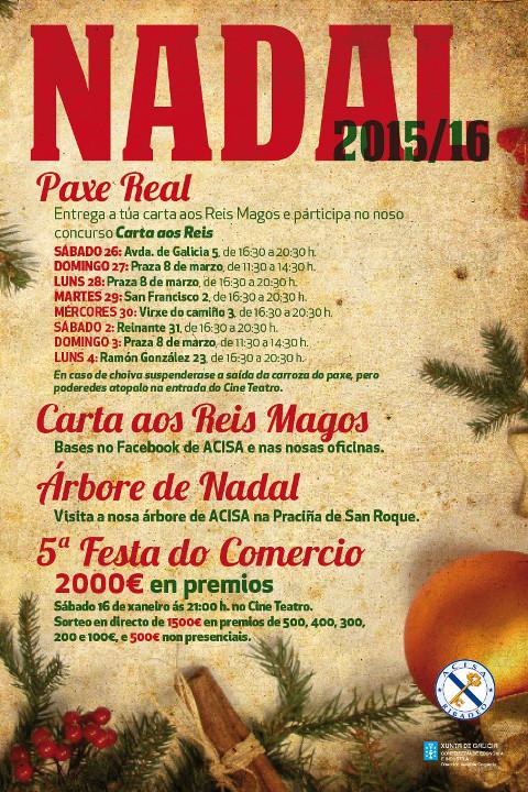 Acisa Ribadeo convoca un concurso de dibujo sobre los Reyes Magos para niñ@s de 0 a 12 años.