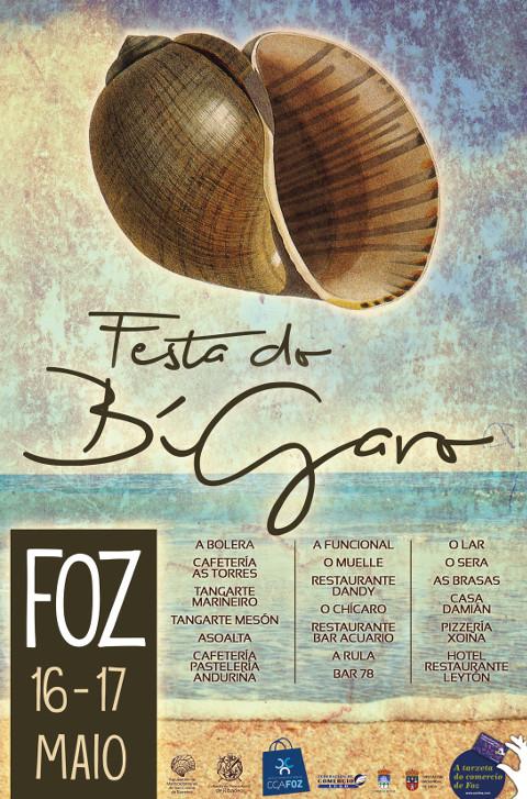 A Festa do Bígaro celebrarase en Foz os días 16 e 17 de maio. Esta nova cita gastronómica está organizada polo Centro Comercial Aberto. 