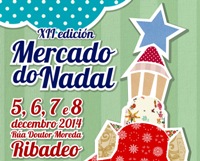 Esta mañá abríu as súas portas en Ribadeo o XII Mercado do Nadal. 25 expositores participarán neste mercado de artesanía e deseño ata o 8 de decembro.