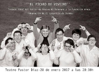 El Teatro Pastor Díaz acogerá el 28 de enero la representación de "El pícaro de Viveiro", a cargo del grupo de teatro de Aspanane. 