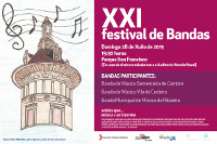 En Ribadeo celébrase o 28 de xuño o XXI Festival de Bandas de Música. Será no parque de San Francisco ás 19:30 horas. 