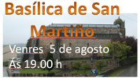 A Basílica de San Martiño acollerá un concerto de guitarra este 5 de agosto e no Cenima de Foz hai dúas exposicións ata o 15 deste mes.