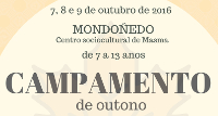 Chao de Castro Altair, de Burela, organiza un acampamento de outono para nenos e nenas de 7 a 13 anos. Será do 7 ao 9 de outubro en Mondoñedo. 