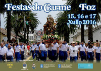 Foz celebra as festas do Carme do 14 ao 17 de xullo con diferentes actuacións musicais e as tradicionais alfombras florais. 