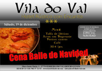 El hotel Vila do Val, de Ferreira do Valadouro, organiza una Cena Baile de Navidad el próximo 19 de diciembre. Las personas interesadas pueden hacer sus reservas ya. 
