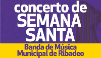 A Banda de Música Municipal de Ribadeo ofrece un concerto de Semana Santa o 1 de abril no Cine Teatro. 