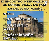 A basílica de San Martiño, en Foz, acollerá este sábado, día 20, o IX Encontro Internacional de Corais "Villa de Foz".