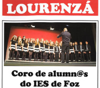 A Concellería de Cultura de Lourenzá organiza unha actuación do Coro de alumn@s do IES de Foz o 21 de abril. Será no salón de actos municipal. 