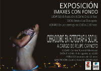 A exposición "Imaxes con Fondo", que se pode ver en Xove ata o 15 de agosto, promove actitudes solidarias e respectuosas. A vindeira semana haberá un obradoiro de fotografía. 