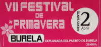 El 2 de abril (Jueves Santo) tendrá lugar en Burela el VII Festival de Primavera. 