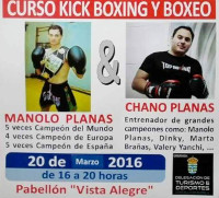 Burela será escenario o 20 de marzo dun curso de kick boxing e boxeo, que impartirán Chano e Manolo Planas. 