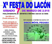 O 7 de marzo celébrase en Xove a X Festa do Lacón, organizada pola asociación cultural Saíñas. As entradas xa están á venda en varios locais.