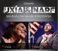 "Baladas da Galiza imaxinaria", un concerto de formato intimista de Uxía Senlle e Narf o 27 de marzo en Viveiro.