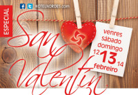 Gastronomía y ofertas en alojamiento para celebrar San Valentín, del 12 al 14 de febrero, en el hotel Nordés, en Burela. 