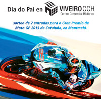 El Centro Comercial Histórico de Viveiro, en su campaña del día del padre, sortea dos entradas para el Gran Premio de Cataluña de Moto GP. 