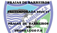 O Praias de Barreiros enfróntase no seu primeiro encontro de pretempada ao Prone Lugo FS. Será o 30 de agosto no pavillón municipal barreirense. 