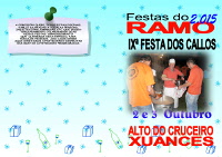 Os días 2 e 3 de outubro celébrase a Festa do Ramo no Alto do Cruceiro, en Xuances. 