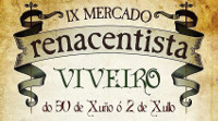 Del 30 de junio al 2 de julio se celebra en Viveiro el IX Mercado Renacentista en el que habrá múltiples actividades para niñ@s y adultos. 