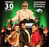 O 30 de decembro chegan a Burela Os Rockenstein, un musical familiar que fará as delicias de nen@s e adultos. As entradas en venta anticipada pódense mercar por 5 euros. 