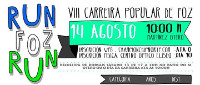 A oitava carreira popular de Foz celebrarase o 14 de agosto. A inscrición na Run Foz Run está aberta ata o día 10. 