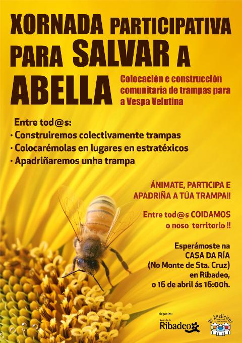 A Casa da Ría, en Ribadeo, acollerá este sábado, 16 de abril, unha xornada sobre a construción e colocación de trampas para a avespa velutina.