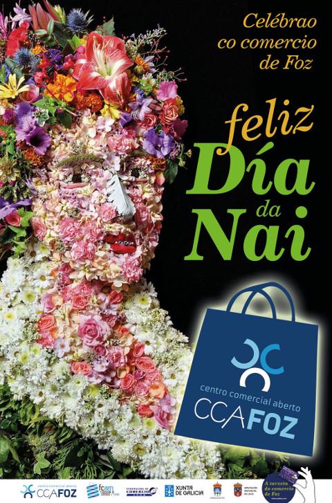 El CCA de Foz repartirá flores los días 29 y 30 de abril entre aquell@s que hagan sus compras del día de la madre en el comercio asociado. 