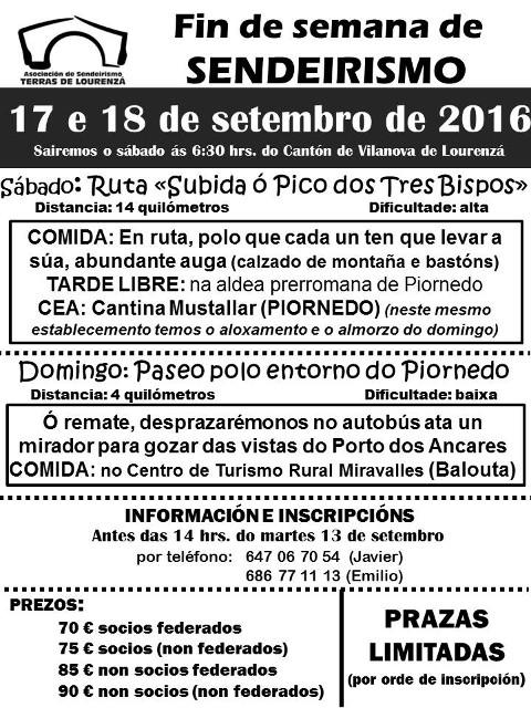 Terras de Lourenzá organiza unha ruta de dous días aos Ancares. Será o 17 e o 18 de setembro. 