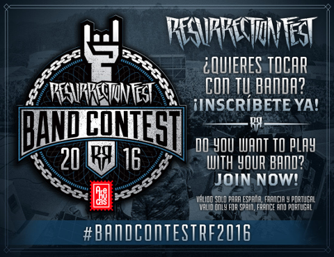Hasta el 15 de mayo está abierto el plazo de inscripción para participar en el Band Contest Arehucas Resurrection Fest 2016.
