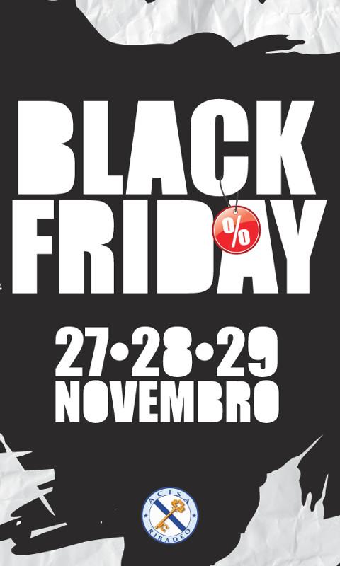 Del 27 al 29 de noviembre cuarenta comercios de Ribadeo participarán en la segunda edición del Black Friday, que organiza Acisa.