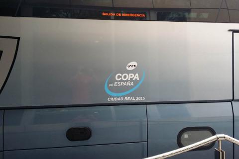 El CD Burela FS Pescados Rubén parte rumbo a Ciudad Real para disputar la Copa de España 2015. El partido contra el Inter Movistar se jugará este jueves, 12 de marzo, en el Quijote Arena.