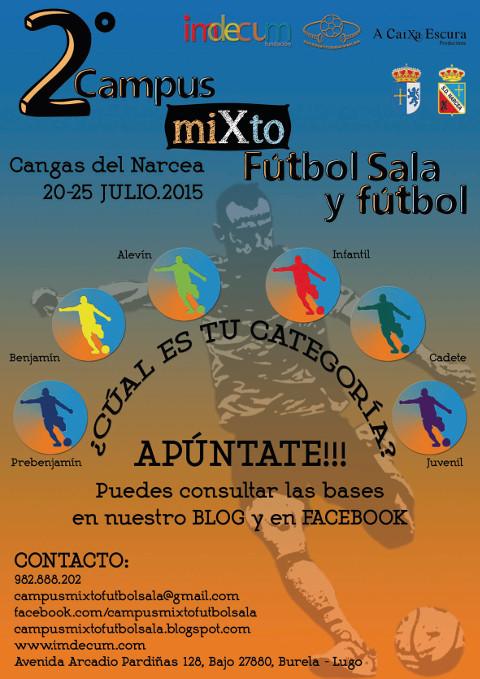 El fútbol sala regresará a Cangas del Narcea a finales de julio de mano de la Fundación Indecum.