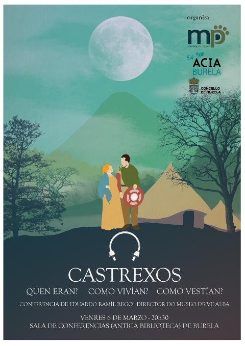 Acia Burela e Mariña Patrimonio organizan unha conferencia sobre os castrexos e as súas costumes. Será o vindeiro 6 de marzo na sala de conferencias.