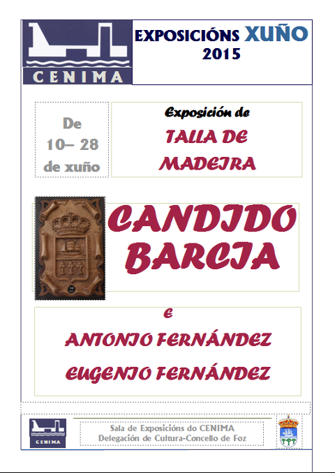 Exposicións de cerámica e talla de madeira no Cenima, en Foz, ata finais do mes de xuño. 