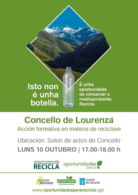O curso 2016-2017 do taller de memoria organizado polo Concello de Lourenzá comezará o vindeiro 10 de outubro cunha charla sobre reciclaxe de residuos. 