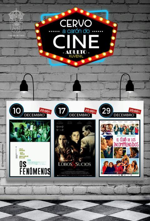 A Casa da Cultura, de San Ciprián, acollerá neste mes de decembro a proxección de tres películas de cine adulto e xuvenil. 