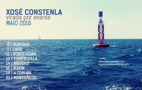 O músico compostelán Xosé Constenla presentará "Virada por Avante" en Ribadeo e en Mondoñedo. Será os días 14 e 21 de maio.