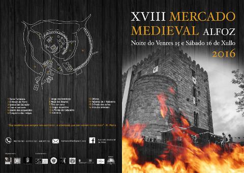 O Castelo de Castro de Ouro, en Alfoz, será escenario este venres, 8 de xullo, dun desfile de traxes medievais, acto previo á celebración do XVIII Mercado Medieval. 