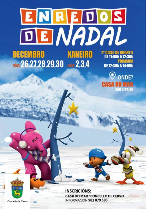 Cervo presentou a programación infantil de Nadal ás Anpas dos colexios do municipio e á asociación Pasiño a Pasiño. 