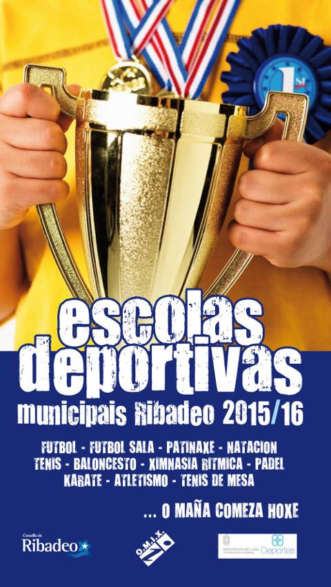 Ata o 30 de setembro está aberto o prazo de inscrición nas Escolas Deportivas Municipais de Inverno do Concello de Ribadeo. 