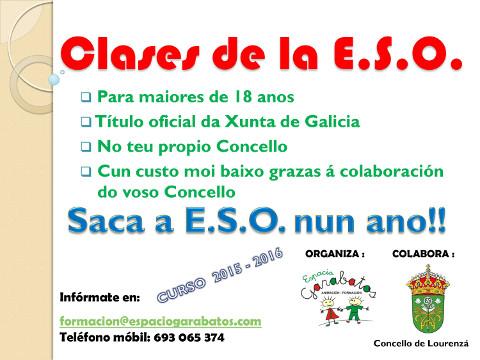 Lourenzá acollerá cursos de Eso para maiores de 18 anos a partir do mes de setembro, segundo informa o Concello.