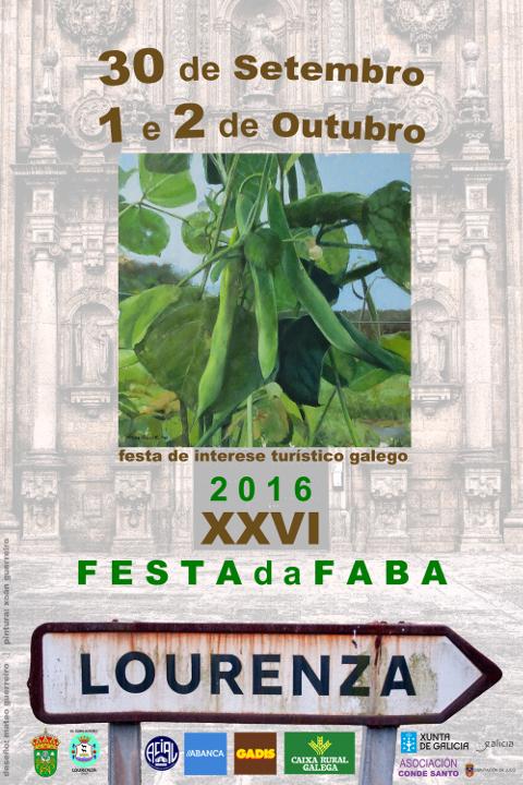 Presentados o cartel e o programa de actividades da XXVI Festa da Faba, que se celebrará os días 30 de setembro e 1 e 2 de outubro en Lourenzá. 