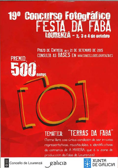 Coa convocatoria do 19º Concurso Fotográfico Festa da Faba comezan as actividades previas ao festexo, que se celebrará do 2 ao 4 de outubro. 