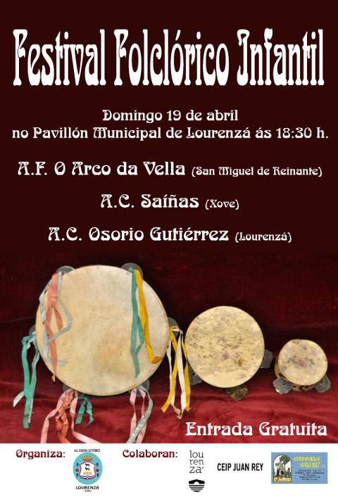 O pavillón municipal de Lourenzá acollerá o 19 de abril un festival folclórico infantil organizado pola asociación cultural Osorio Gutiérrez.