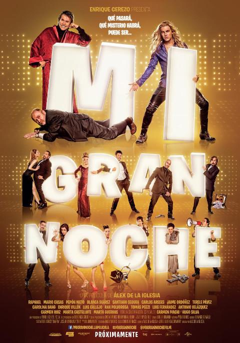 "Mi gran noche", de Álex de la Iglesia, estrease este venres, 23 de outubro, en Cines Viveiro, onde tamén proxectan "Marte" e "Hotel Transilvania". 