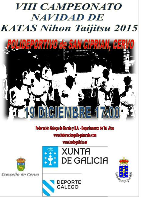 O pavillón municipal da Veiga, en San Ciprián, acollerá o 19 de decembro un campionato de karate na modalidade de katas nihon taijitsu. 