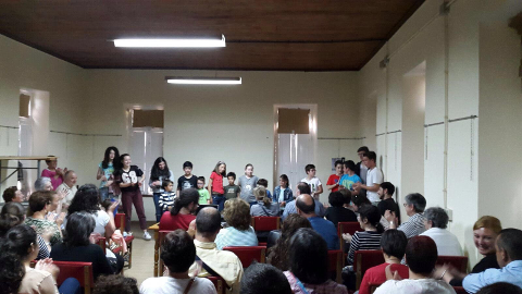 Ollomao inicia en Barreiros un novo curso de "A Lanterna Máxica", un obradoiro de literatura, teatro e cinema para a participación infantil e xuvenil.