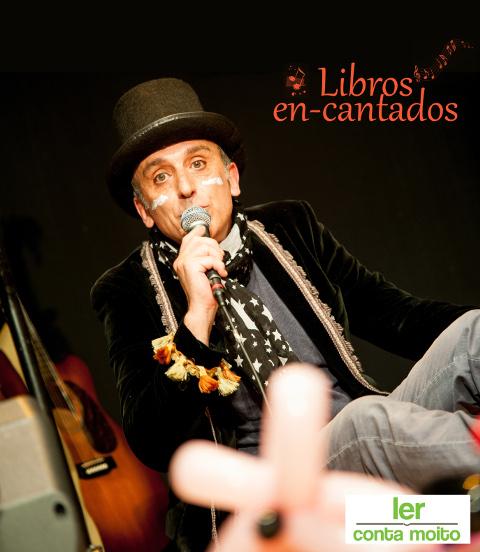 Burela celebra o día da biblioteca o 24 de outubro con Magín Blanco e os seus "Libros en-cantados". Será na Casa da Cultura con entrada libre. 